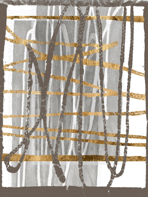 Golden Thread III Poster Print - Jennifer Goldberger