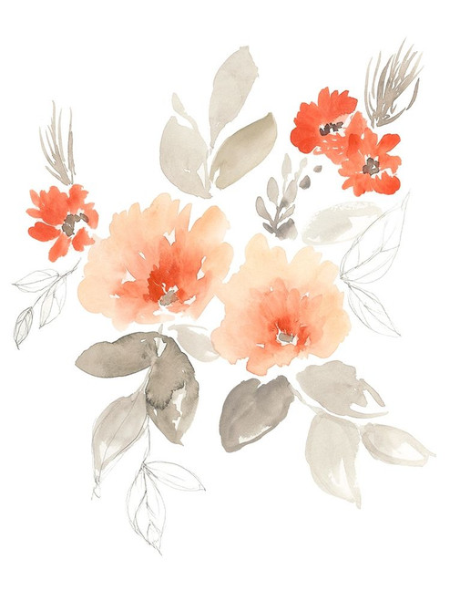 Terra Cotta Cascade II Poster Print - Jennifer Goldberger