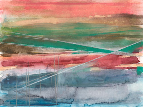 Vanishing Line I Poster Print - Jennifer Goldberger