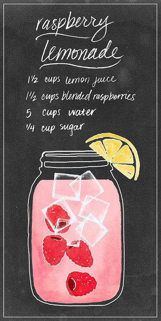 Summer Drinks V Poster Print - Grace Popp