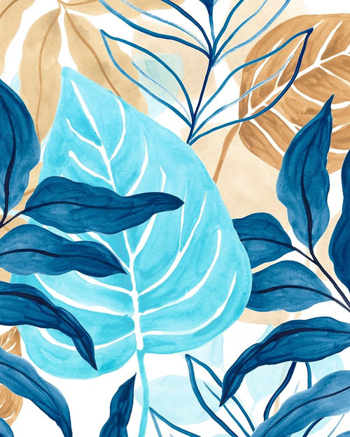 Blue Jungle III Poster Print - June Erica Vess