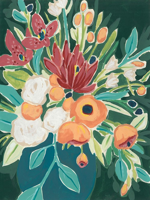 Blissful Bouquet I Poster Print - June Erica Vess