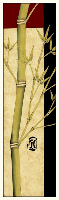 Meditative Bamboo Panel I Poster Print - Jennifer Goldberger