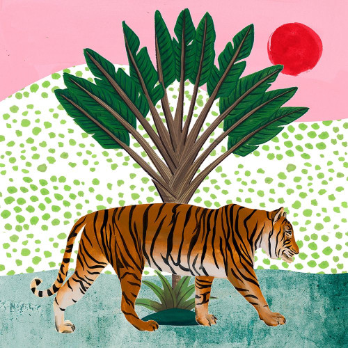 Tiger at Sunrise I Poster Print - Melissa Wang
