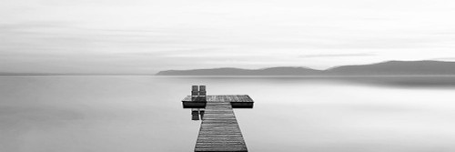 Black and White Water Panel XII Poster Print - James McLoughlin