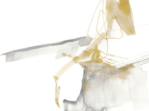 Gold and Grey Exploration VII Poster Print - Jennifer Goldberger