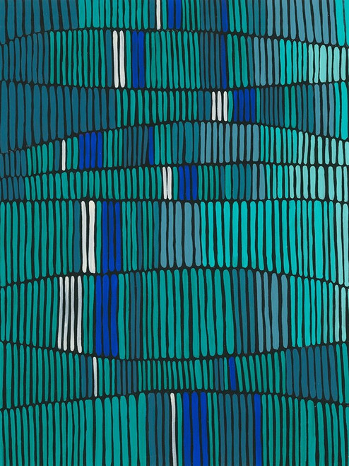 Teal Tribal I Poster Print - Regina Moore