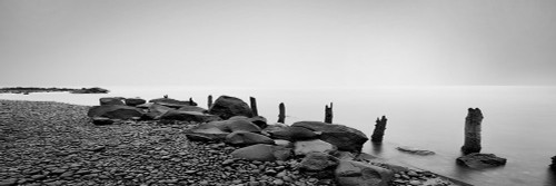 Black and White Water Panel I Poster Print - James McLoughlin