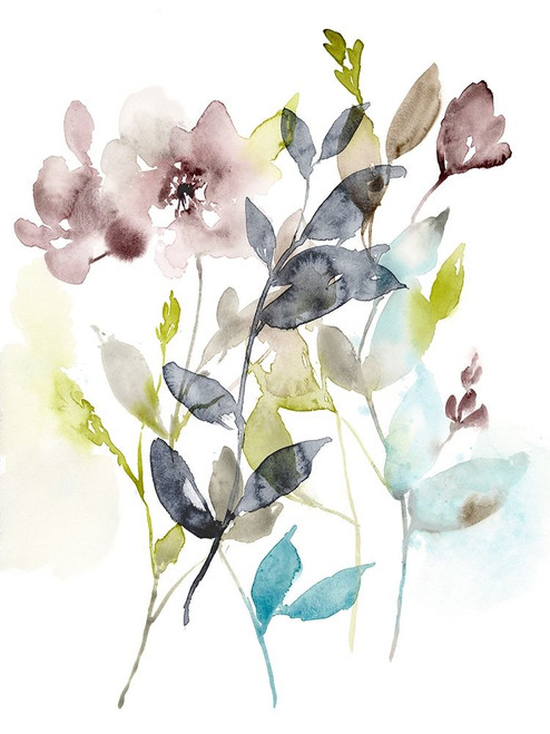 Flowers in the Mix I Poster Print - Jennifer Goldberger