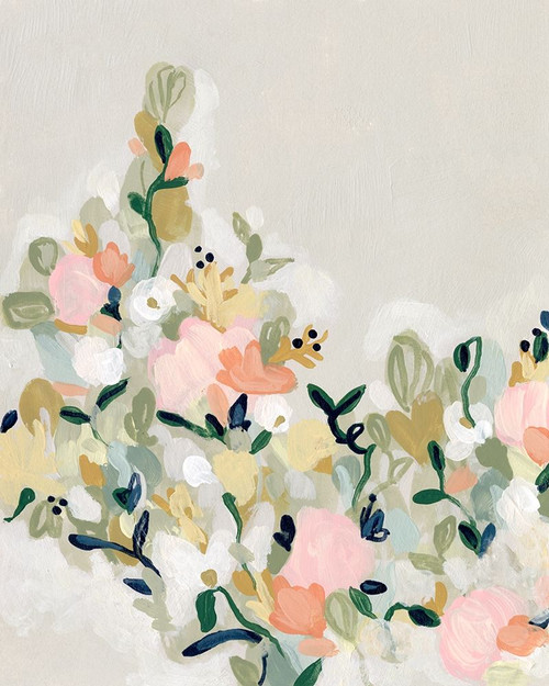 Blushing Blooms II Poster Print - June Erica Vess