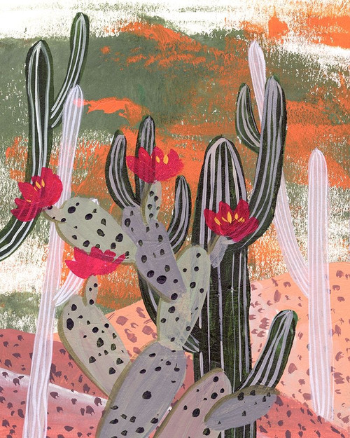 Desert Flowers II Poster Print - Melissa Wang Desert Flowers II Poster Print - Melissa Wang