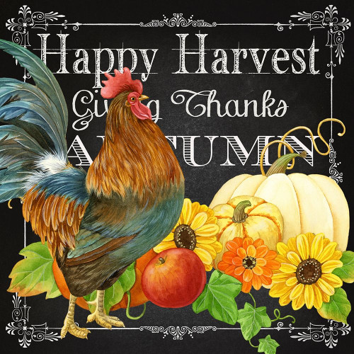 Harvest Greetings III Poster Print - Jane Maday