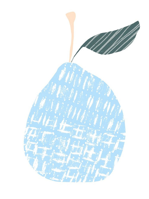 Cut Paper Fruit IV Poster Print - June Erica Vess