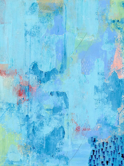 Colored Bleu II Poster Print - Regina Moore