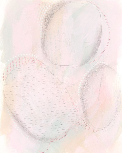 Blush Ovale I Poster Print - Regina Moore