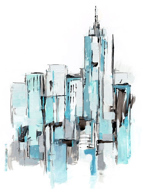 Blue City I Poster Print - Ethan Harper