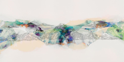 Abstract Mountain Range Poster Print - Sisa Jasper
