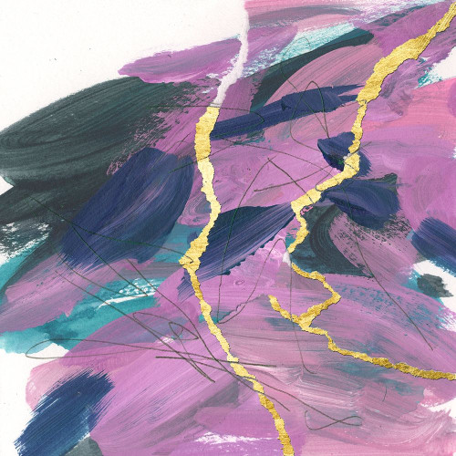 Divided Violet I Poster Print - Melissa Wang