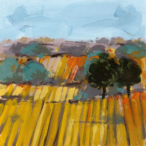 Wheat Crop I Poster Print - Melissa Wang