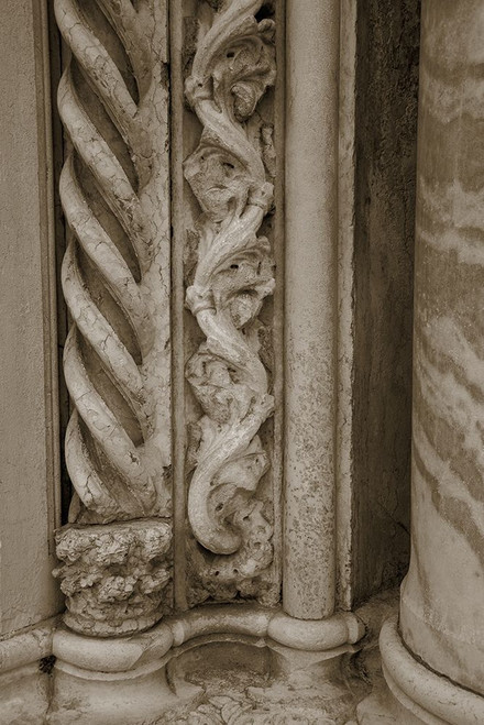 Architecture Detail in Sepia III Poster Print - Laura DeNardo