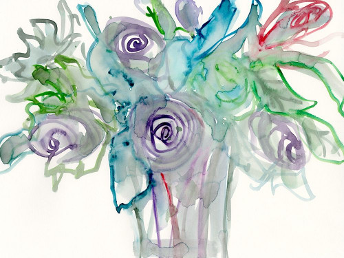 Floral Accent II Poster Print - Samuel Dixon