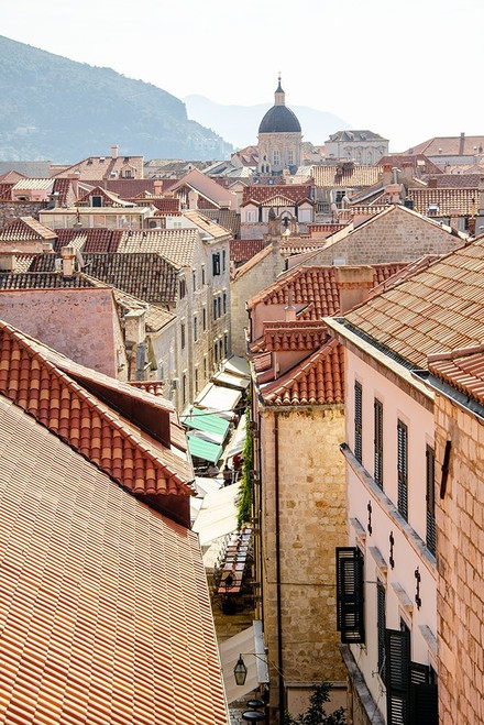 Rooftops - Dubrovnik, Croatia Poster Print - Laura DeNardo