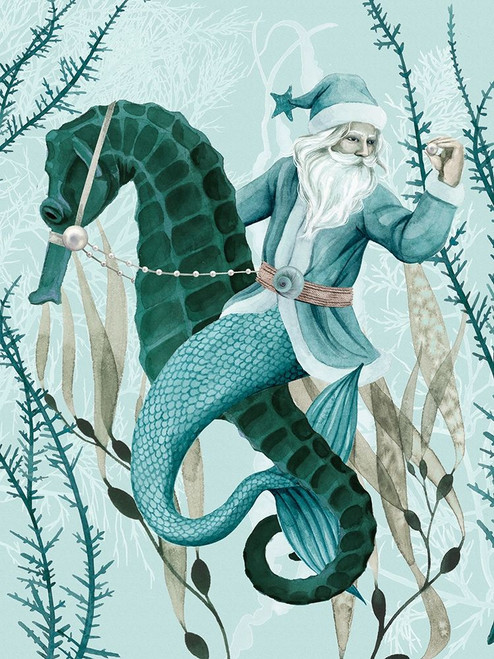 The Sea Santa II Poster Print - Grace Popp The Sea Santa II Poster Print - Grace Popp
