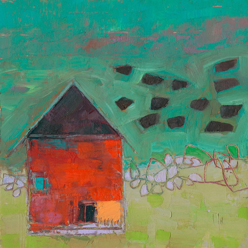 Pecatonica Barn Poster Print - Sue Jachimiec