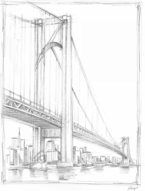 Suspension Bridge Study I Poster Print - Ethan Harper