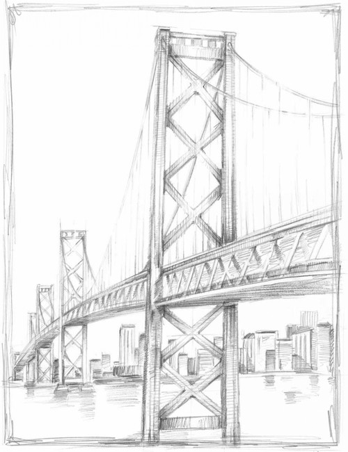 Suspension Bridge Study II Poster Print - Ethan Harper