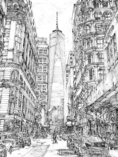 City in Black and White I Poster Print - Melissa Wang