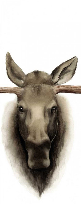 Triptych Moose II Poster Print - Grace Popp