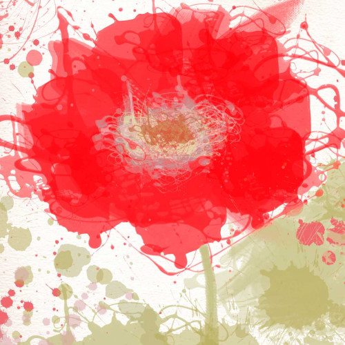 Modern Red Poster Print - Irena Orlov