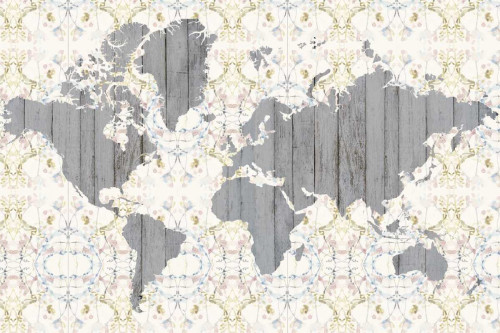 Flower Map III Poster Print - Jennifer Goldberger
