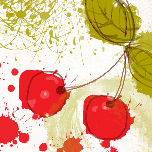 Modern Cherry Poster Print - Irena Orlov