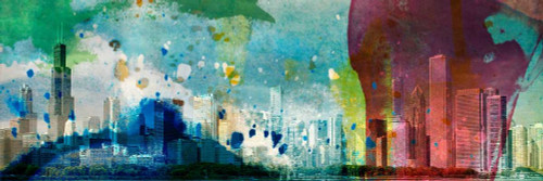 Chicago Skyline Poster Print - Sisa Jasper