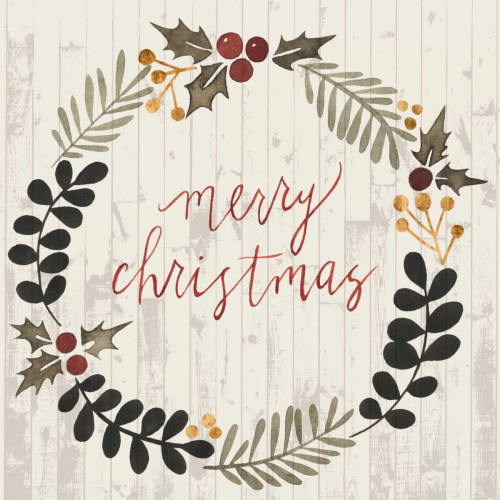 Rustic Christmas III Poster Print - Grace Popp