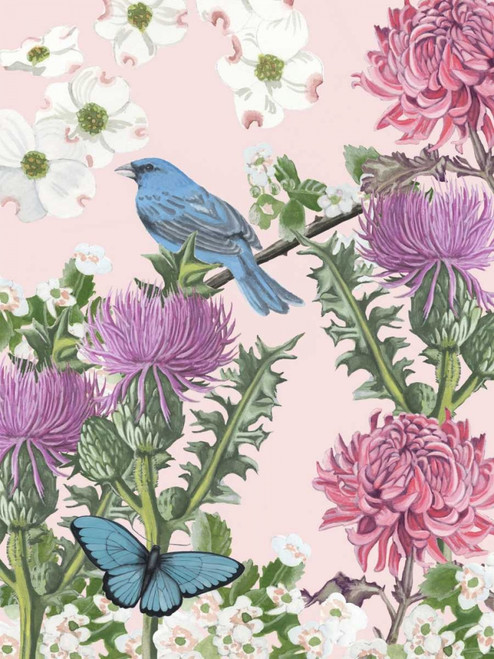 Bird Garden IV Poster Print - Naomi McCavitt