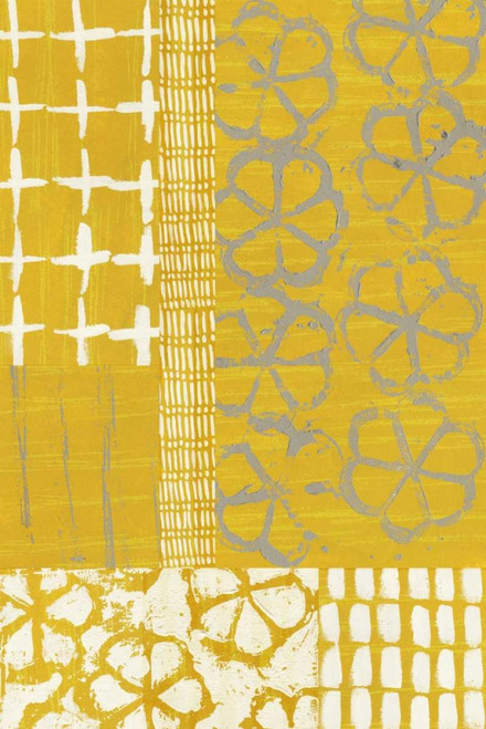 Golden Blockprint II Poster Print - Chariklia Zarris