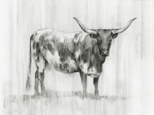 Rustic Bovine I Poster Print - Ethan Harper