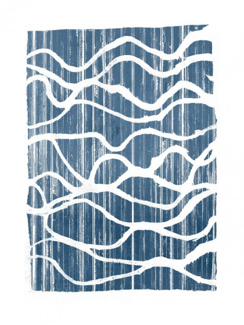 Exverse Indigo Poster Print - Jennifer Goldberger