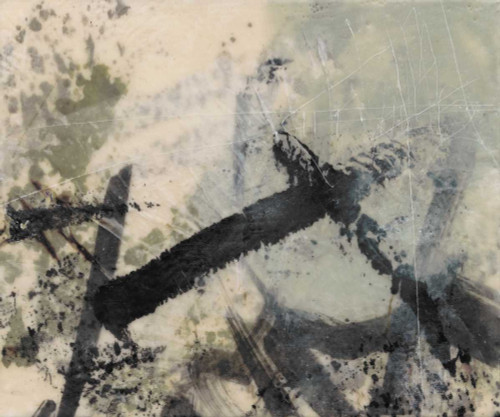 Sumi-e and Wax II Poster Print - Jennifer Goldberger