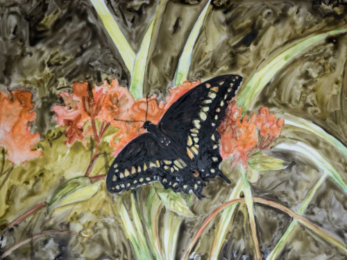 Butterfly in Nature III Poster Print - B. Lynnsy