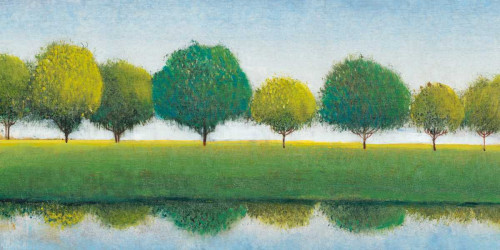 Trees in a Line I Poster Print - Tim OToole