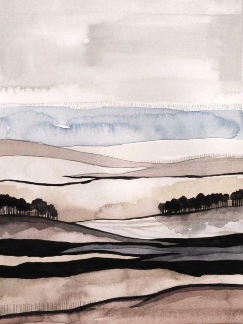 Watercolor Strata II Poster Print - Grace Popp