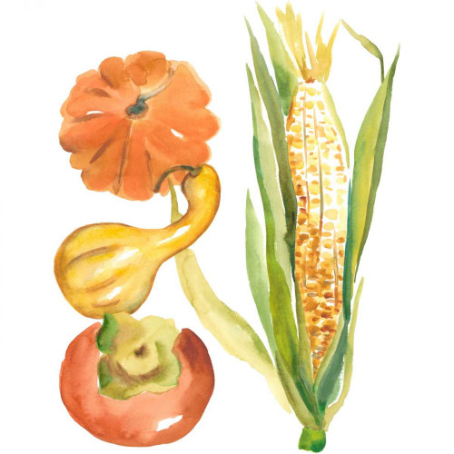 Harvest Medley V Poster Print - Chariklia Zarris