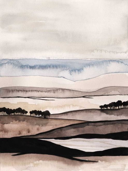 Watercolor Strata I Poster Print - Grace Popp