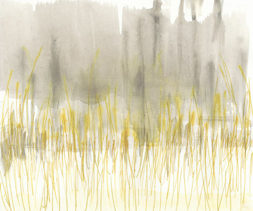 Winter Grasses II Poster Print - Jennifer Goldberger