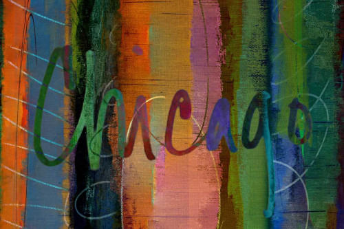 Abstract Chicago Poster Print - Sisa Jasper