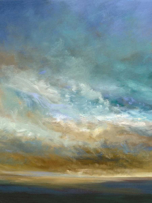 Coastal Clouds Triptych I Poster Print - Sheila Finch